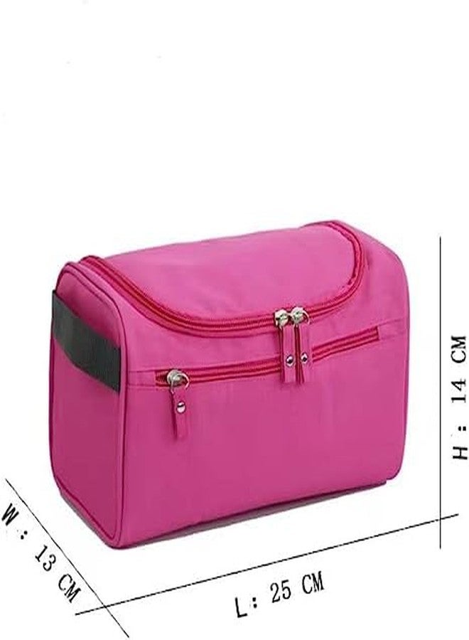 Breewell® Collection Nylon Multipurpose Foldable Travel Toiletry Bag Organizer Pouch for Toiletries, Cosmetic, Makeup, Beauty, Wash Hanging Handbag (Multicolor) - Image 2